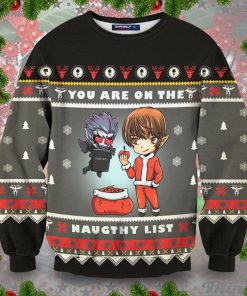 Yagami Naughty List Unisex Wool Sweater