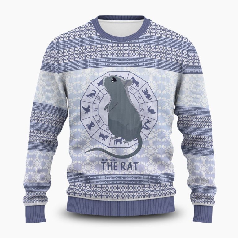 Yuki the Rat Unisex Wool Sweater