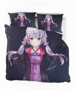 Yuzuki Yukari Vovaloid Anime Girl Bedding Set