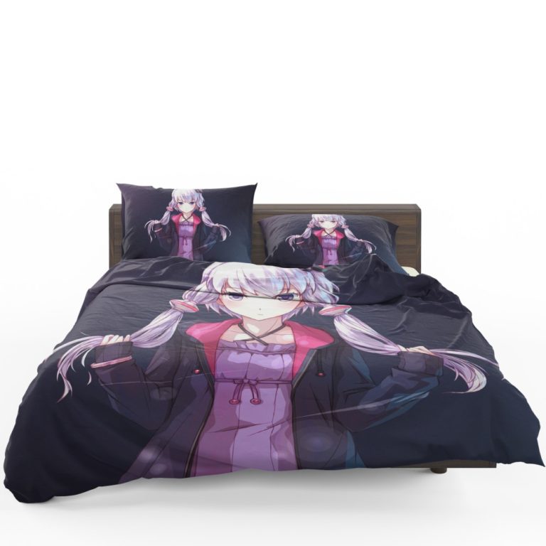 Yuzuki Yukari Vovaloid Anime Girl Bedding Set