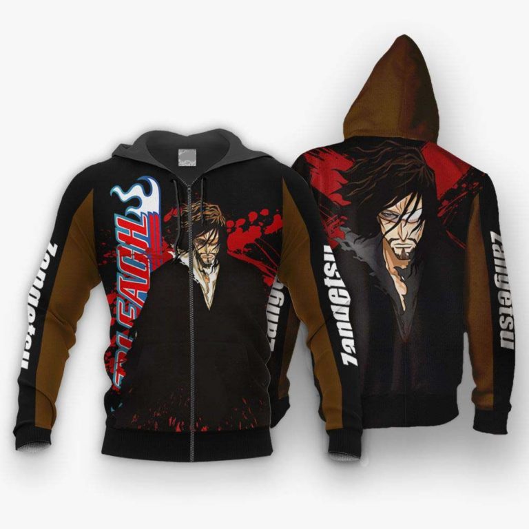 Zangetsu s Bleach Anime All Over Print Hoodie