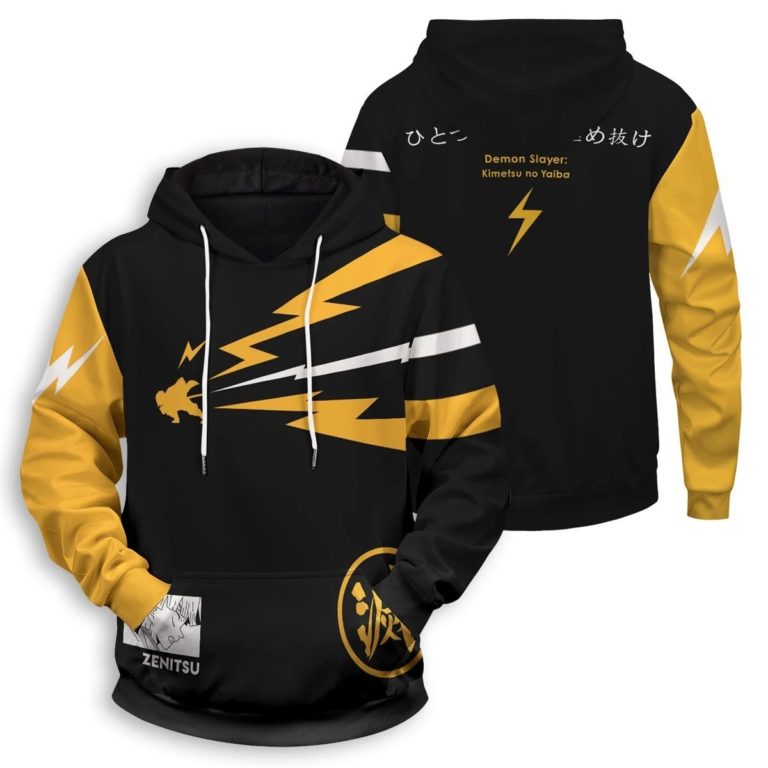 Zenitsu Demon Slayer Unisex Pullover Hoodie
