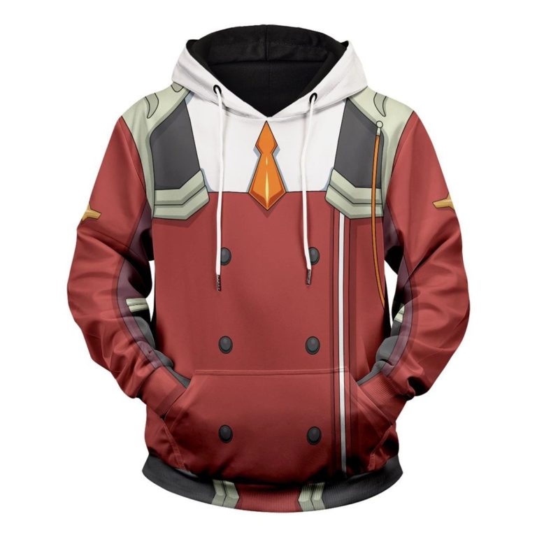 Zero Two DARLING in the FRANXX Uniform Pullover Hoodie