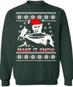 Captain Picard make it snow Christmas Sweatshirt