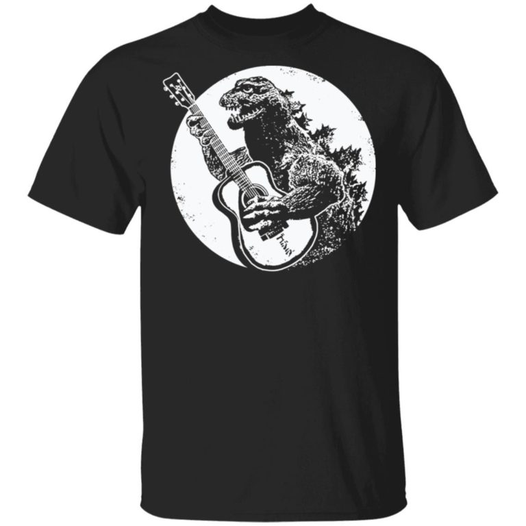 Godzilla Play Guitar shirt