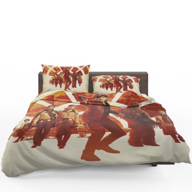 Solo A Star Wars Story Movie Alden Ehrenreich Chewbacca Emilia Clarke Han Solo Qi’ra Bedding Set (Duvet cover and Pillow Case)