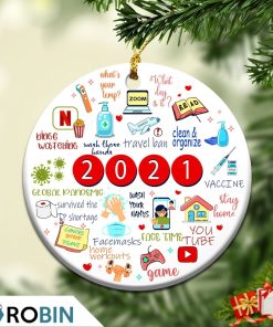 2021 Another Year To Remember Ornament Lockdown Covid Pandemic Ornament