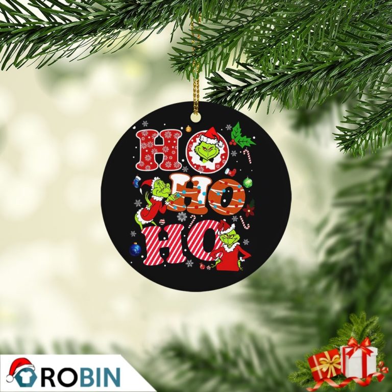 2021 Grinch Ho Ho Ho Christmas Ornament