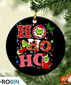 2021 Grinch Ho Ho Ho Christmas Ornament