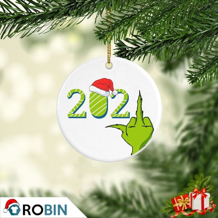 2021 The Grinch Stink Stank Stunk Christmas Ornament
