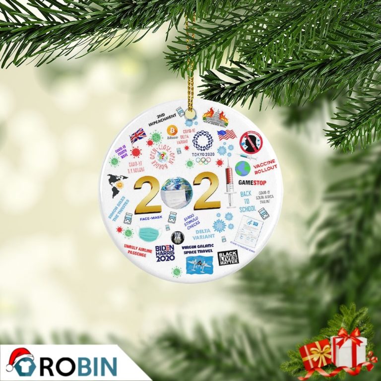 2021 Year To Remember Ornament Vaccine Rollout covid 19 Ornament