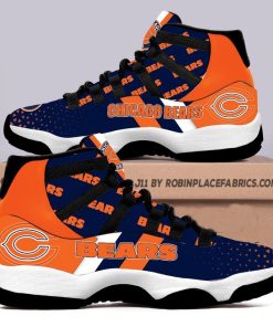 Chicago Bears Air Jordan 11 Sneaker Chicago Bears Air Jordan 11 Sneaker