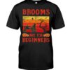 Halloween Tractor Brooms Are For Beginners T-Shirt