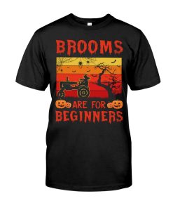 Halloween Tractor Brooms Are For Beginners T-Shirt