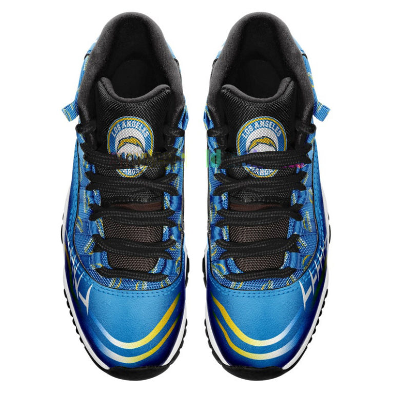 Los Angeles Chargers Air Jordan 11 Sneaker