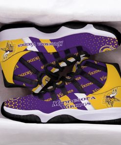 Minnesota Vikings Air Jordan 11 Sneaker Minnesota Vikings Air Jordan 11 Sneaker