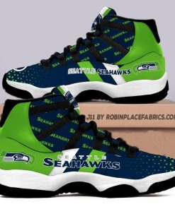 Seattle Seahawks Air Jordan 11 Sneaker