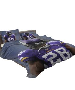 Adrian Peterson Minnesota Vikings American Football Bedding Set Adrian Peterson Minnesota Vikings American Football Bedding Set