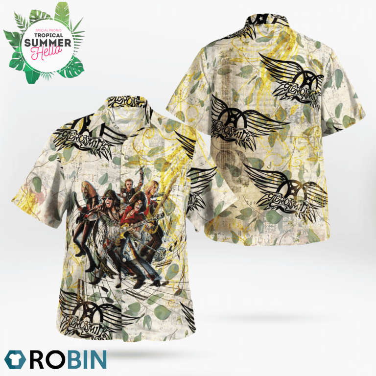 Aerosmith Band Hawaiian Shirts, Aloha Shirt