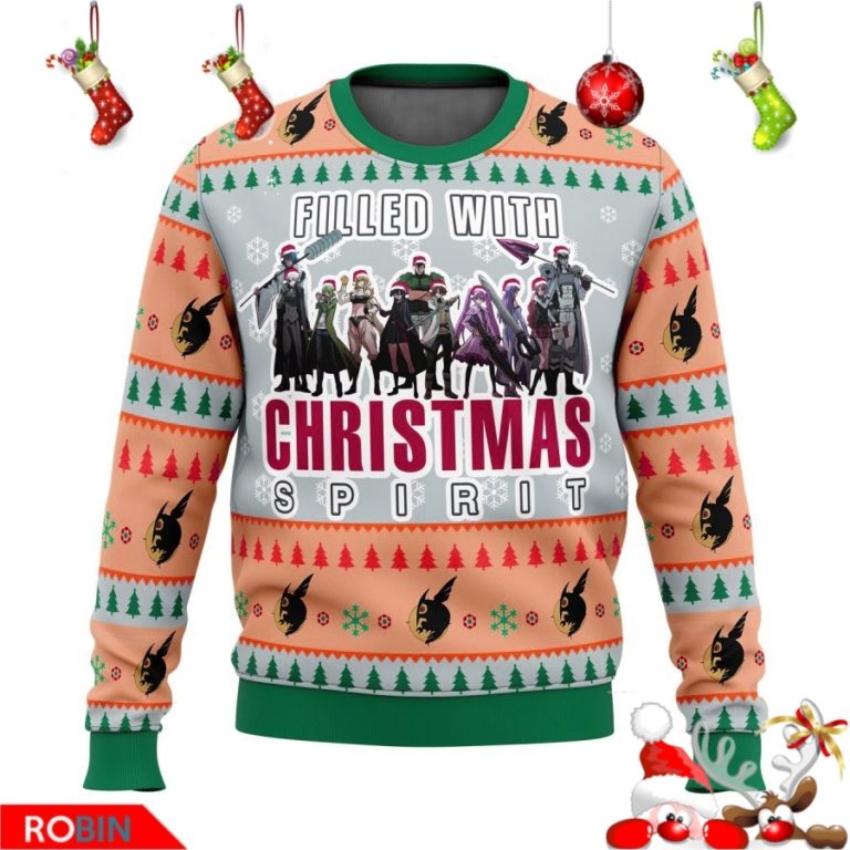Akame Ga Kill Filled Wtih Christmas Spirit Ugly Christmas Sweater