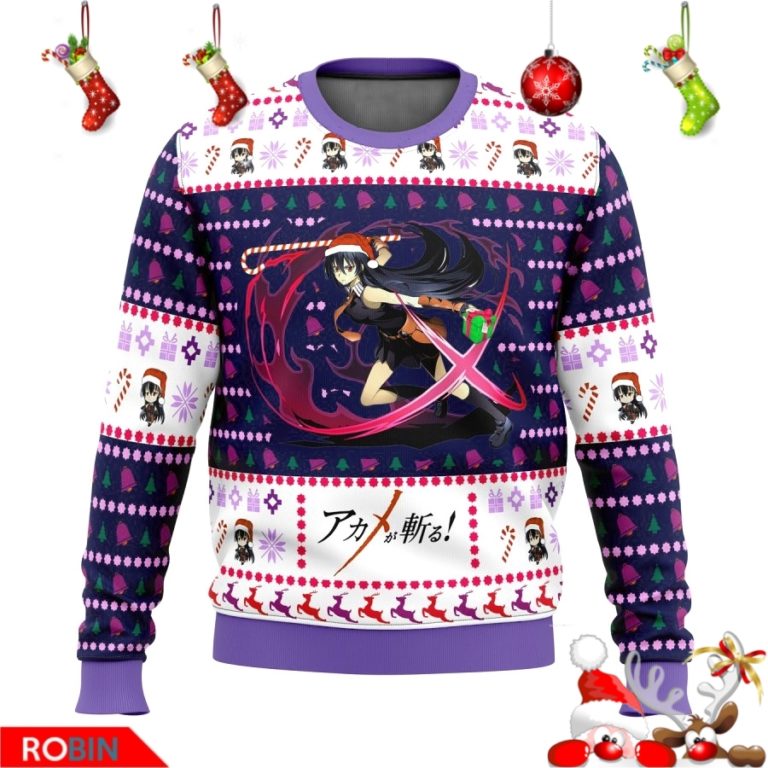 Akame Ga Kill Ugly Christmas Sweater