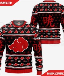 Akatsuki Ugly Christmas Sweater Naruto Anime Custom Xmas Gift