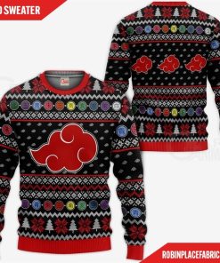 Akatsuki Ugly Christmas Sweater Naruto Anime Xmas Gift Idea