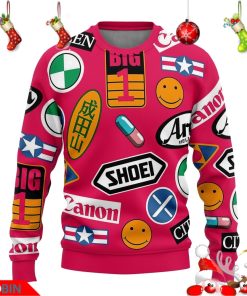 Akira Bike Stickers Ugly Christmas Sweater