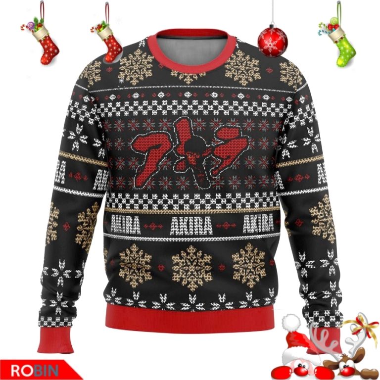 Akira Japanese Kanji Ugly Christmas Sweater