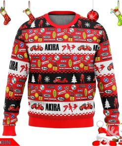 Akira Kaneda Bike Ugly Christmas Sweater
