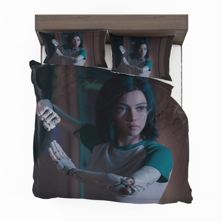Alita Battle Angel Movie Women Warrior Duvet cover and Pillow Case