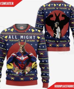 All Might Ugly Christmas Sweater My Hero Academia Anime Xmas Shirt
