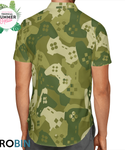 Amazing Camouflage Gaming Joysticks Hawaiian Shirts Amazing Camouflage Gaming Joysticks Hawaiian Shirts