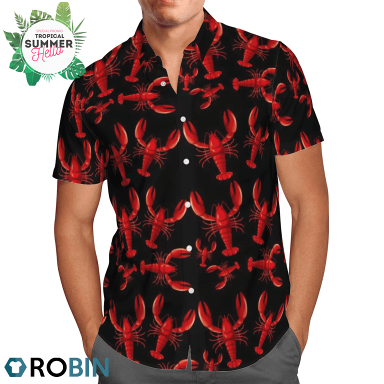 Amazing Lobster Hawaiian Shirts, Casual Button Down Short Sleeve Shirt