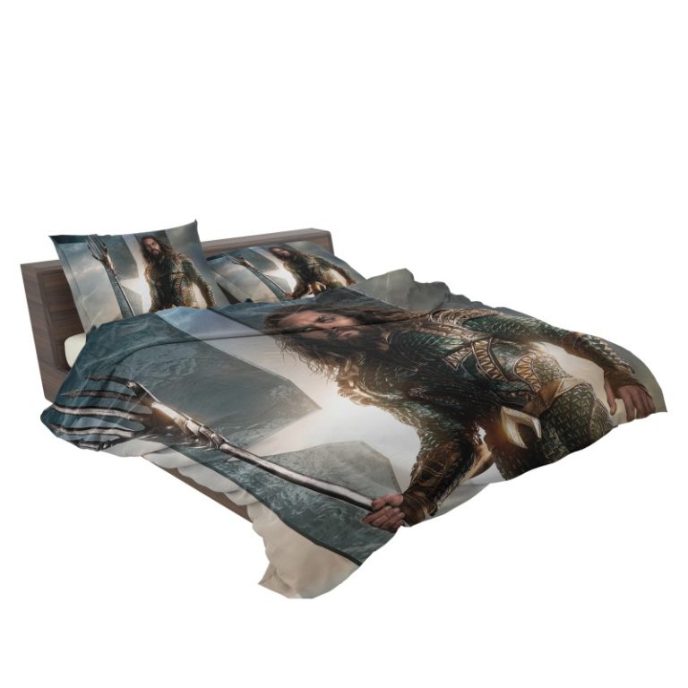 Aquaman Justice League Super Hero Bedding Set (Duvet cover and Pillow Case)