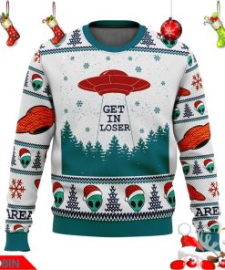 Area 51 Aliens Get in Loser Ugly Christmas Sweater Area 51 Aliens Get in Loser Ugly Christmas Sweater