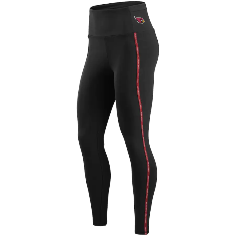 Arizona Cardinals High Waisted Black Leggings