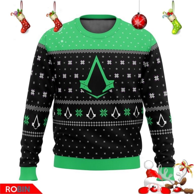 Assassin’s Creed Insignia Symbol Ugly Christmas Sweater