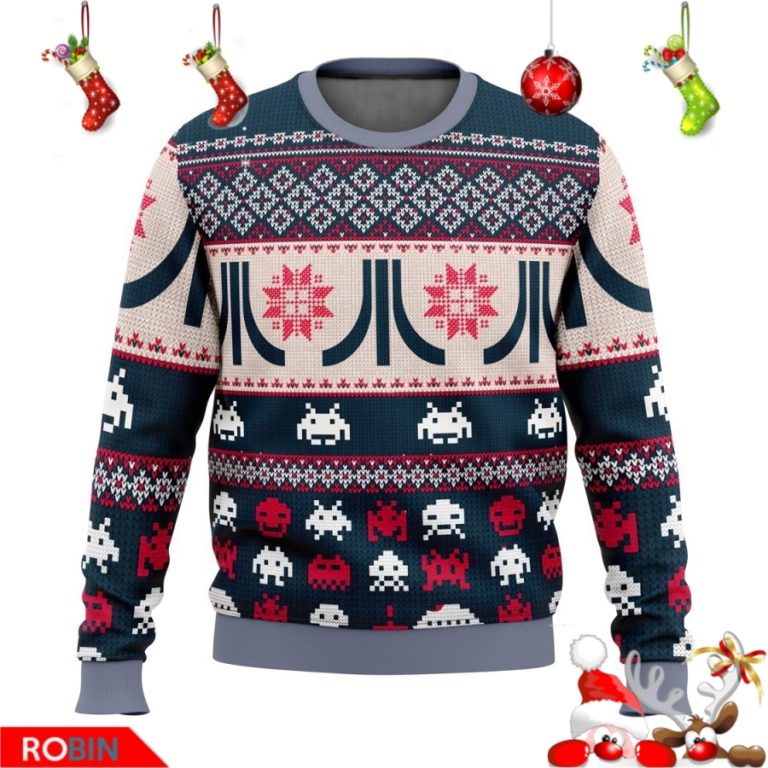 Atari Flashback Classics Game Ugly Christmas Sweater