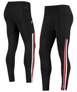 Atlanta Falcons Football High Waisted Black Leggings