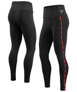 Atlanta Falcons High Waisted Black Leggings