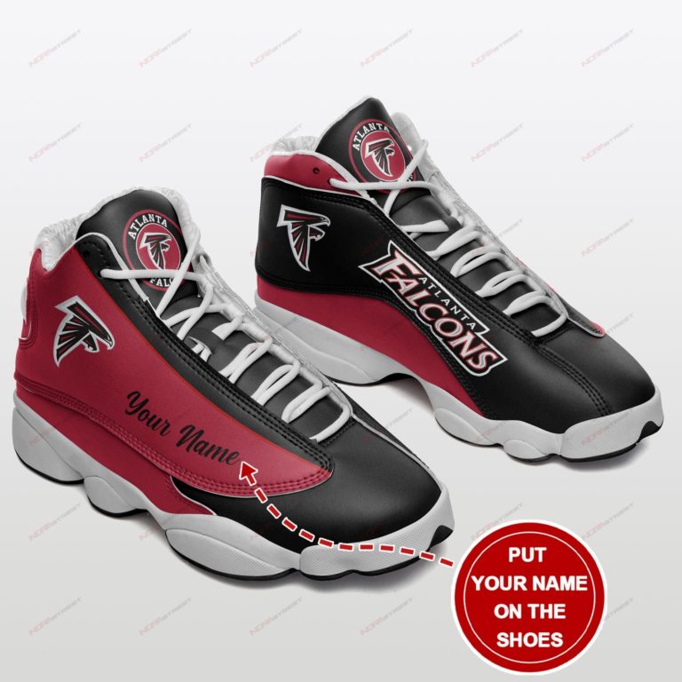 Atlanta Falcons Personalized Air JD13 Sneakers