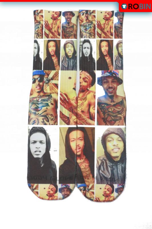 August Alsina Selfie Socks