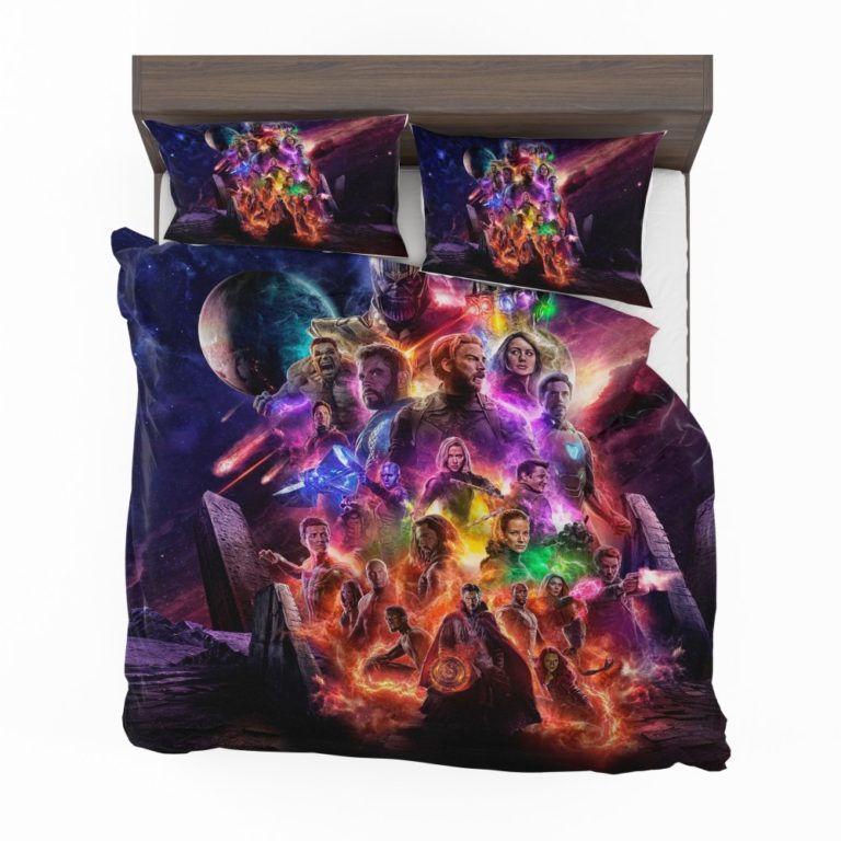 Avengers Endgame Movie Ant-Man Anthony Mackie Benedict Cumberbatch Duvet cover and Pillow Case