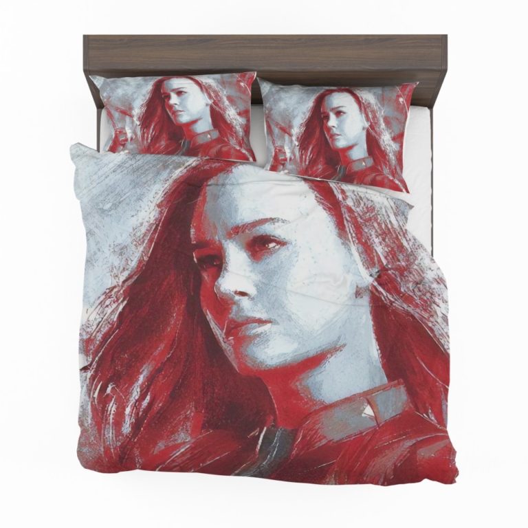 Avengers Endgame Movie Brie Larson Bedding Set