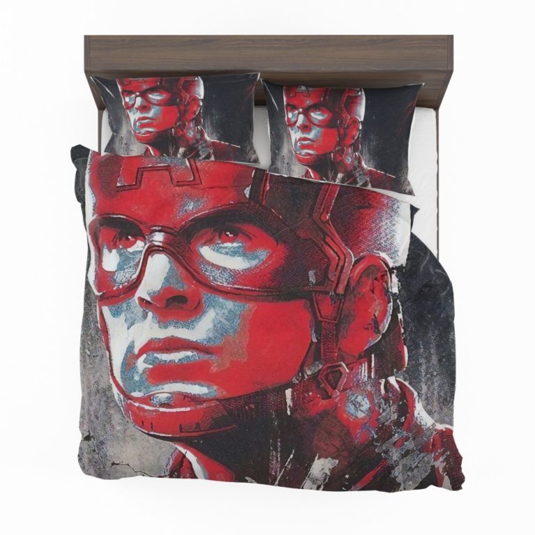 Avengers Endgame Movie Captain America Chris Evans Duvet cover and Pillow Case