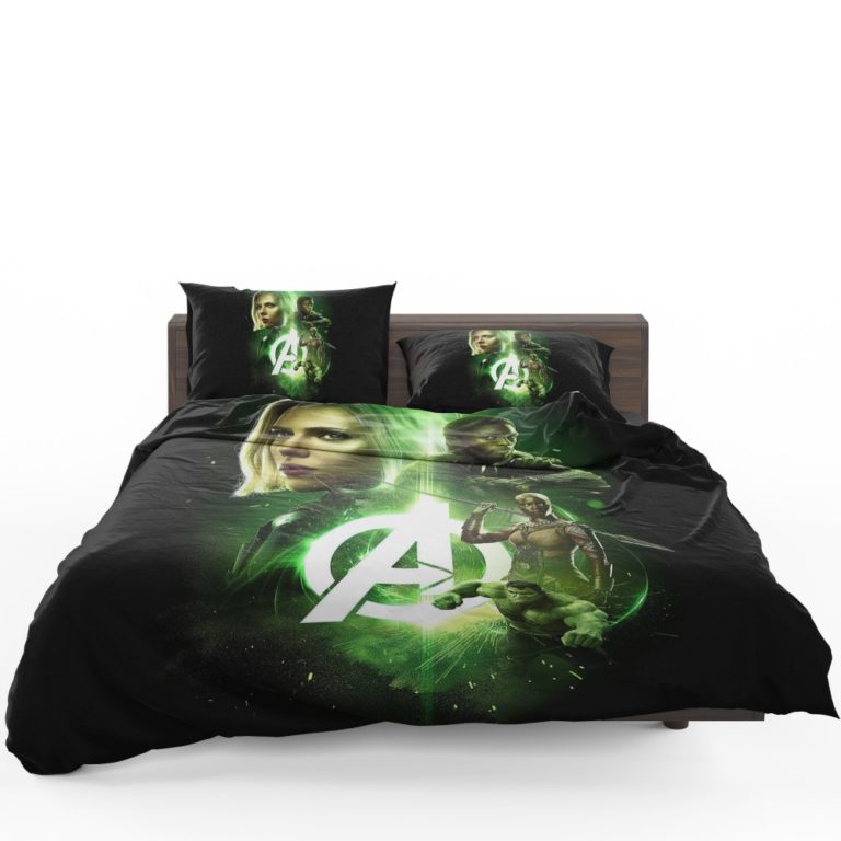 Avengers Infinity War Black Widow Black Panther Hulk Okoye Comforter Set