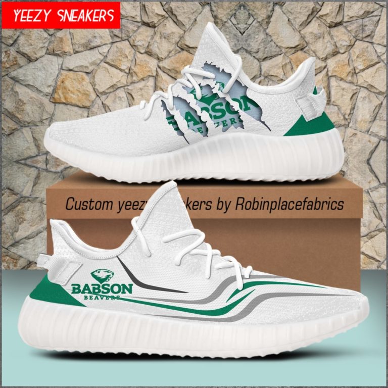 Babson Beavers Yeezy Sneakers Boost