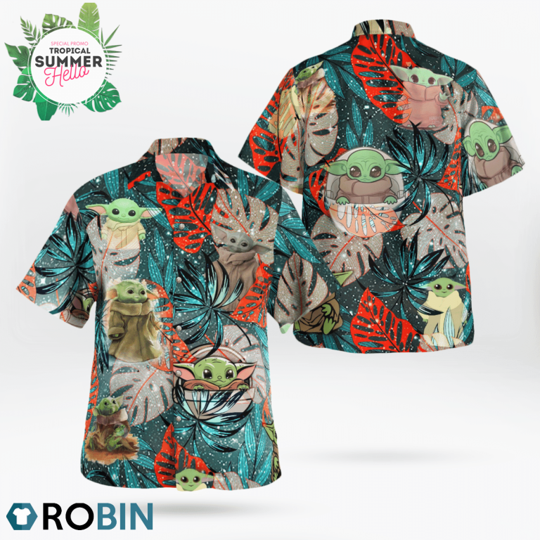 Baby Yoda Star Wars Hawaiian Shirts, Aloha Shirt