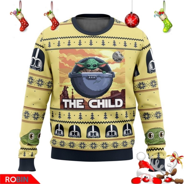 Baby Yoda Star Wars The Mandalorian The Child Ugly Christmas Sweater